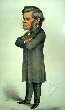 caricature of T.H. Huxley